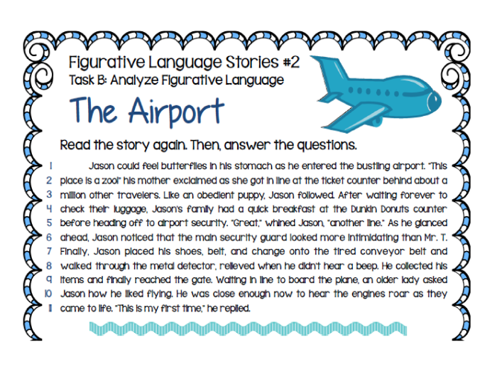 Figurative language worksheet 2 answer key