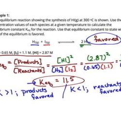 Calculate the value of keq from the following equilibrium concentrations