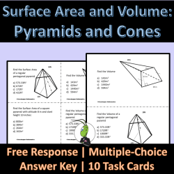 Volume of pyramids and cones worksheet answers